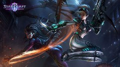 Woman Guns ass fight ghost Zerg science fiction starcraft 