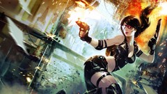 Woman Guns explosions shooting