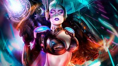 Woman Guns game goggles video games galaxy saga futuristic