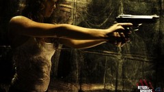 Woman Guns Return to House on Haunted Hill artwork amanda 