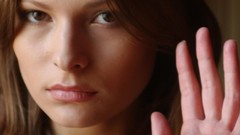 Woman hands communism brunettes models Hegre-Art magazine Luba 