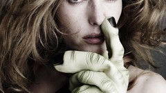 Woman hands Gillian Anderson