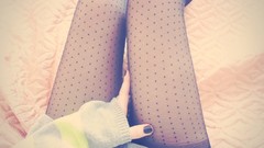 Woman hands legs pantyhose body parts