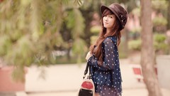 Woman hats asians brunettes Viet Nam