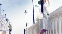 Woman hats asians models Korean