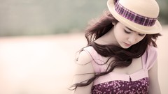 Woman hats asians models Viet Nam