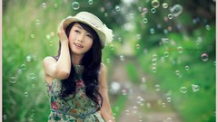 Woman hats asians Viet Nam