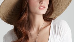 Woman hats brunettes Kelsey Rogers