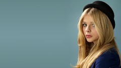 Woman hats Celebrity faces Actress blondes chloe moretz Simple 