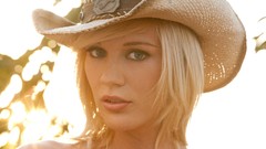 Woman hats faces blondes Hayden Hawkens