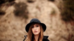 Woman hats faces blondes piercings Lauren Taylor McCutchan