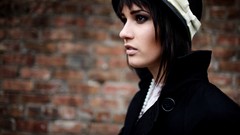 Woman hats faces brunettes Taylor McCutchan