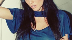 Woman hats long hair brunettes black hair Louise Cliffe