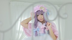 Woman hats long hair touhou purple hair patchouli knowledge 