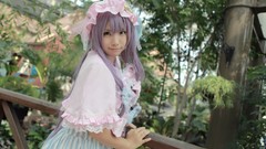 Woman hats long hair touhou purple hair patchouli knowledge 