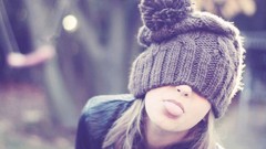 Woman hats outdoors blondes