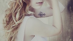 Woman hats tattoos brunettes lena meyer-landrut