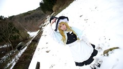 Woman hats witches touhou kirisame marisa cosplay video games