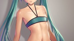 Woman hatsune miku vocaloid