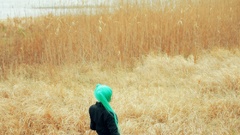 Woman hatsune miku vocaloid saya cosplay