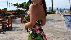 Woman Hawaii brunettes denise milani