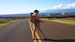 Woman Hawaii brunettes denise milani