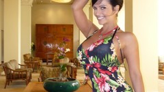 Woman Hawaii brunettes denise milani huge boobs