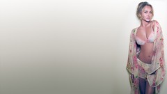 Woman hayden panettiere blondes lingerie bra panties