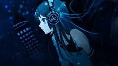 Woman headphones Anime akiyama mio k - on teen