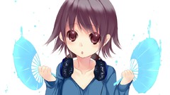 Woman headphones anime girls