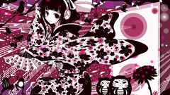 Woman headphones anime girls amami haruka idolmaster