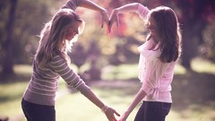 Woman Hearts blondes teen