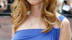Woman Heather Graham blue
