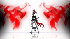 Woman heavenly sword redheads digital art video games
