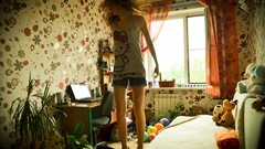 Woman hello kitty redheads