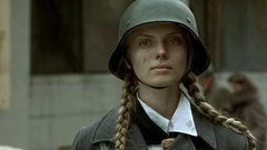 Woman helmets blondes braids Nazi downfall Der Untergang Inge 