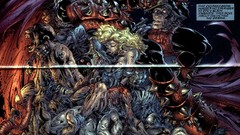 Woman heroes Spawn comics