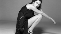 Woman high heels monochrome