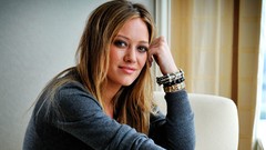 Woman Hilary Duff Actress thinking brunettes singers