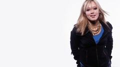 Woman Hilary Duff bangs