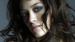 Woman Hilary Duff brown