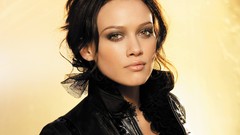 Woman Hilary Duff faces brunettes