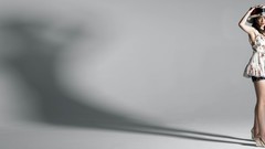 Woman Hilary Duff widescreen multiscreen