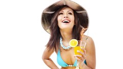 Woman Holidays lingerie models bra