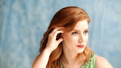 Woman Hollywood Actress amy adams brunettes models green dress
