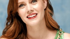 Woman Hollywood Actress amy adams brunettes models green dress