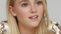 Woman Hollywood Actress brunettes models photo shoot annasophia 