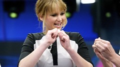 Woman Hollywood Actress long hair brunettes bangs models photo 