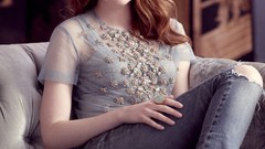 Woman Hollywood Celebrity Actress brunettes emma stone models 