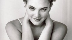 Woman Hollywood Drew Barrymore monochrome Actress blondes